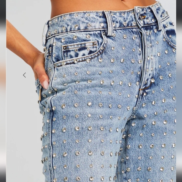 Retrofete Vero Embellished Jeans Size 25 NWT - Picture 4 of 9